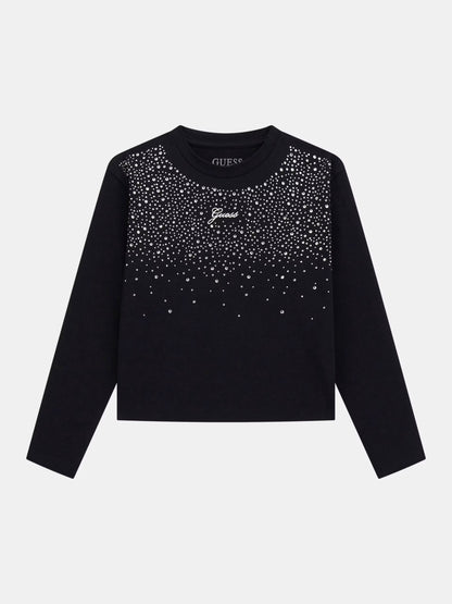 GUESS JEANS GIRLS KIDI LS T SHIRT