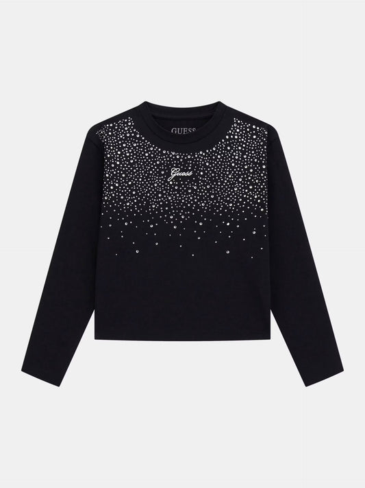 GUESS JEANS GIRLS KIDI LS T SHIRT