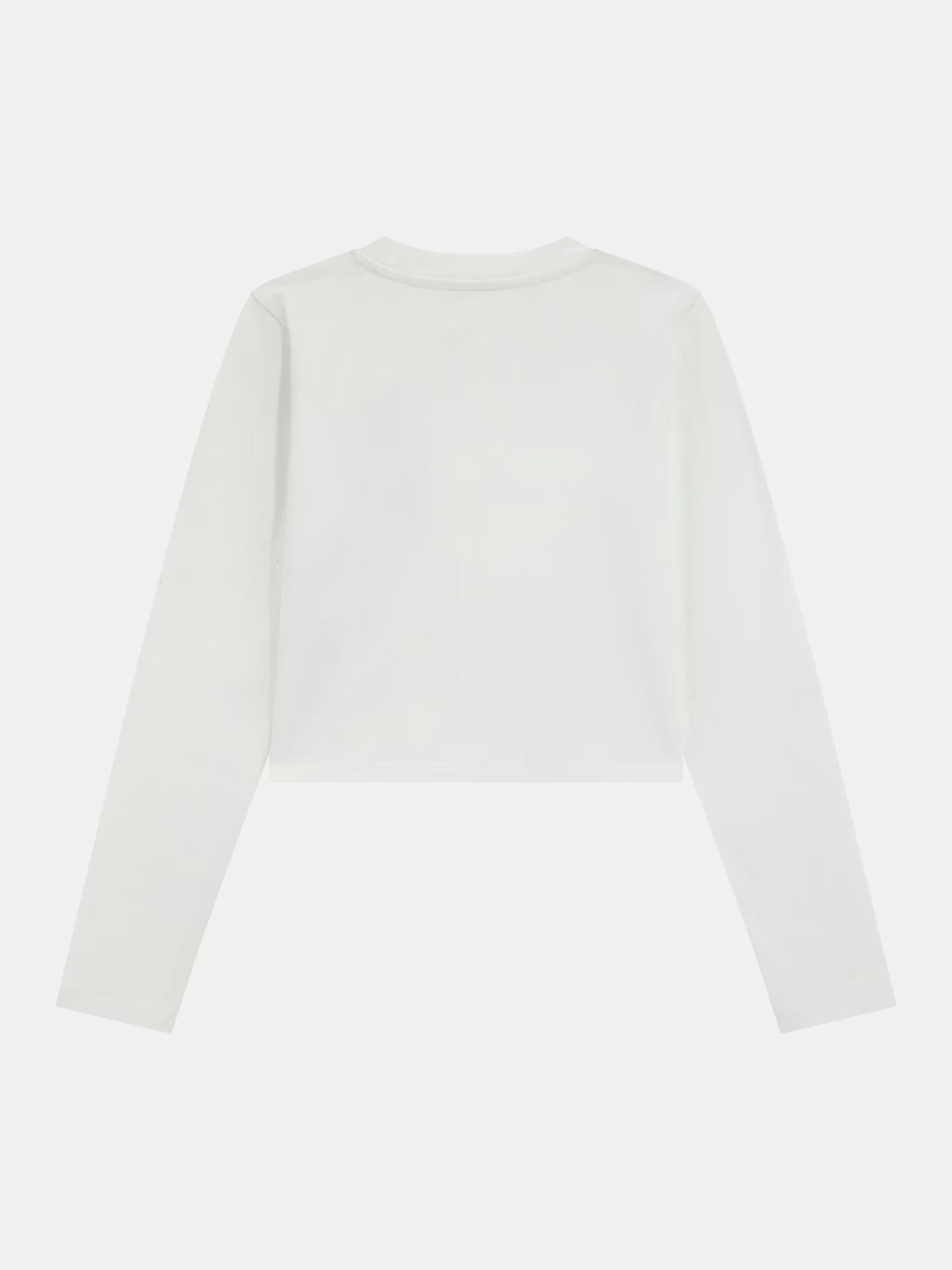 GUESS JEANS GIRLS LS CROPPED T SHIRT