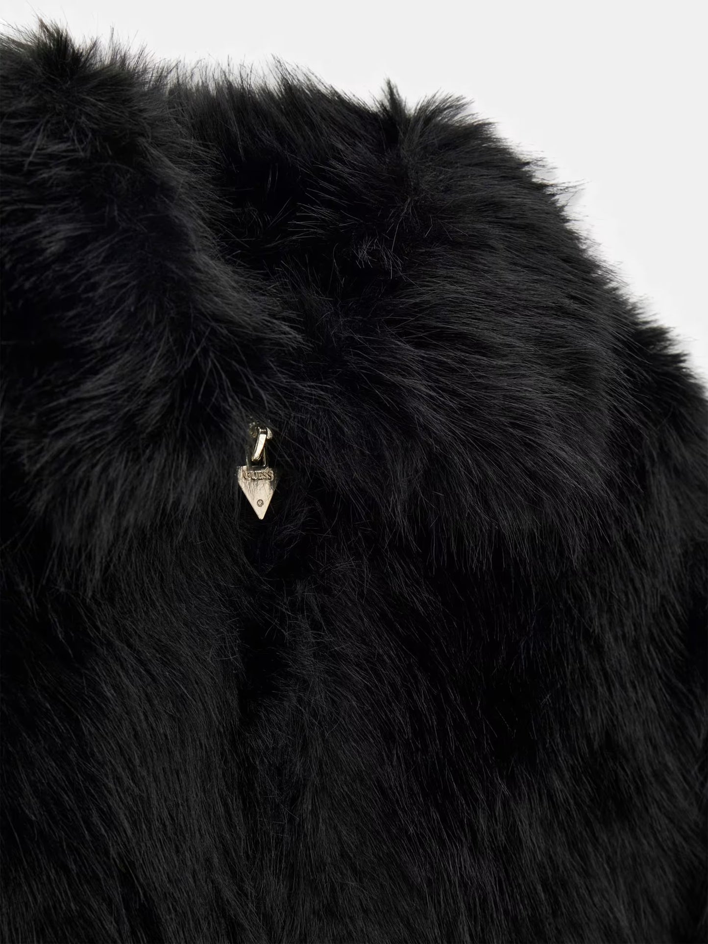 GUESS JEANS GIRLS FAUX FUR JACKET