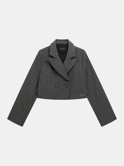 GUESS JEANS GIRLS PINSTRIPE BLAZER