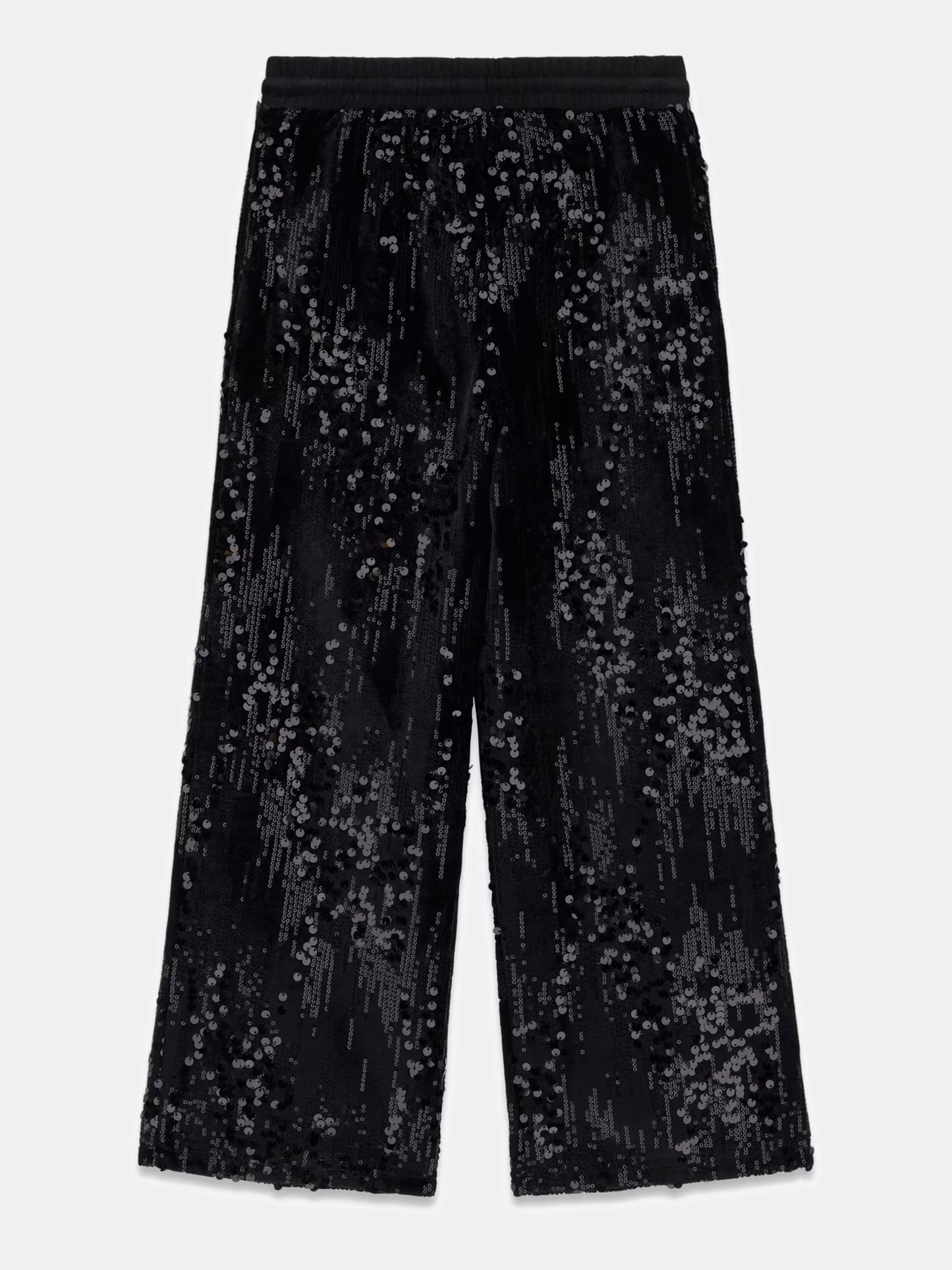 GUESS JEANS SEQUINS MINI ME WIDE LEG PANTS