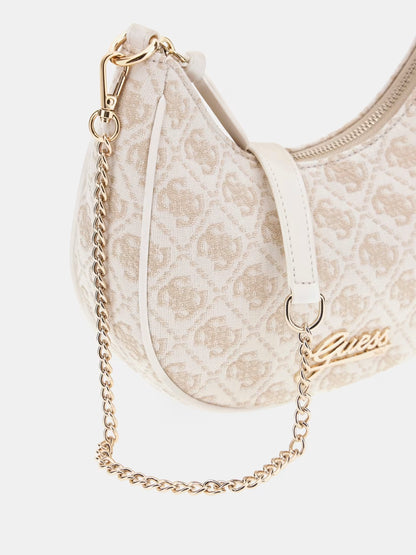 GUESS JEANS JACQUARD HOBO BAG