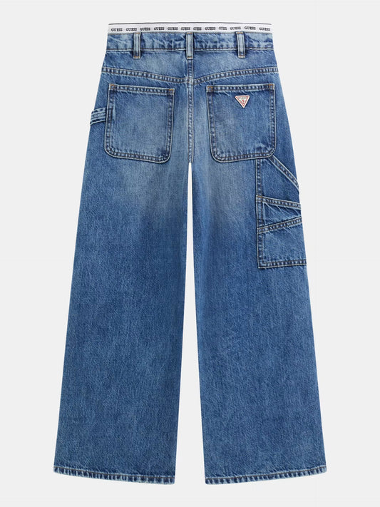 GUESS KIDS RIGID DENIM FASHION FIT PANTS