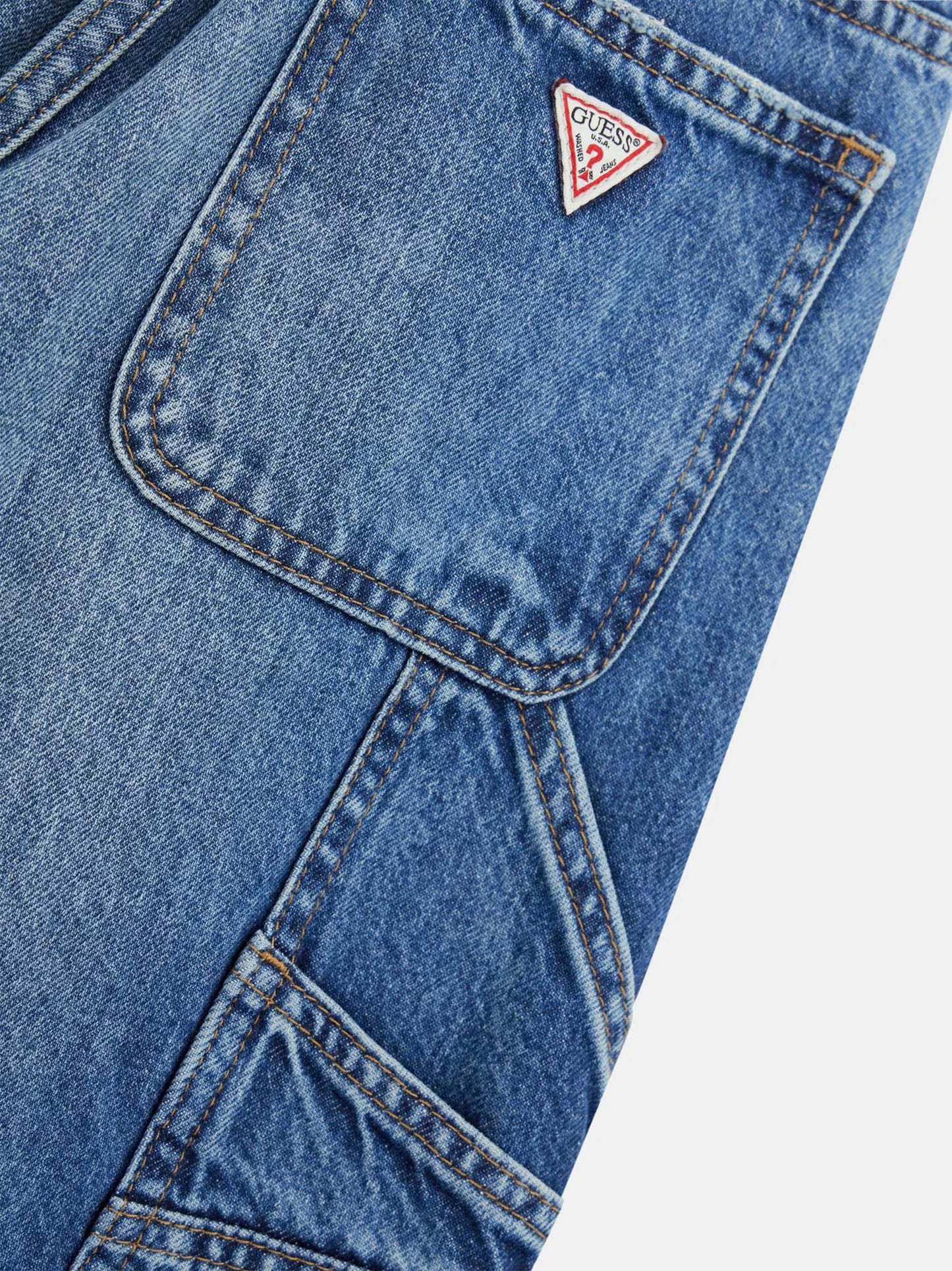 GUESS KIDS RIGID DENIM FASHION FIT PANTS