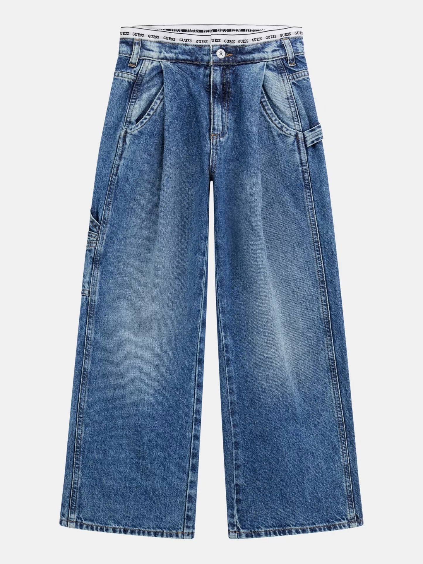 GUESS KIDS RIGID DENIM FASHION FIT PANTS