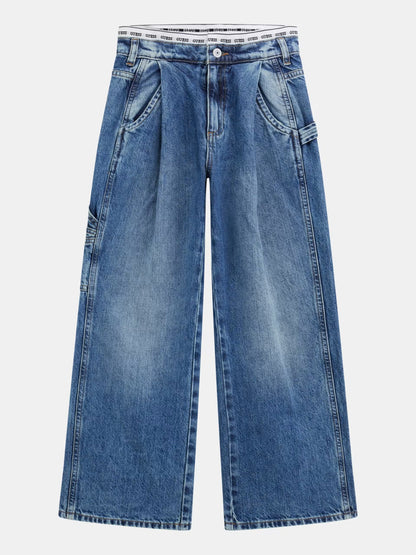 GUESS KIDS RIGID DENIM FASHION FIT PANTS