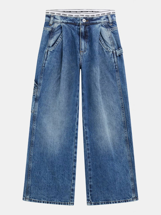 GUESS KIDS RIGID DENIM FASHION FIT PANTS