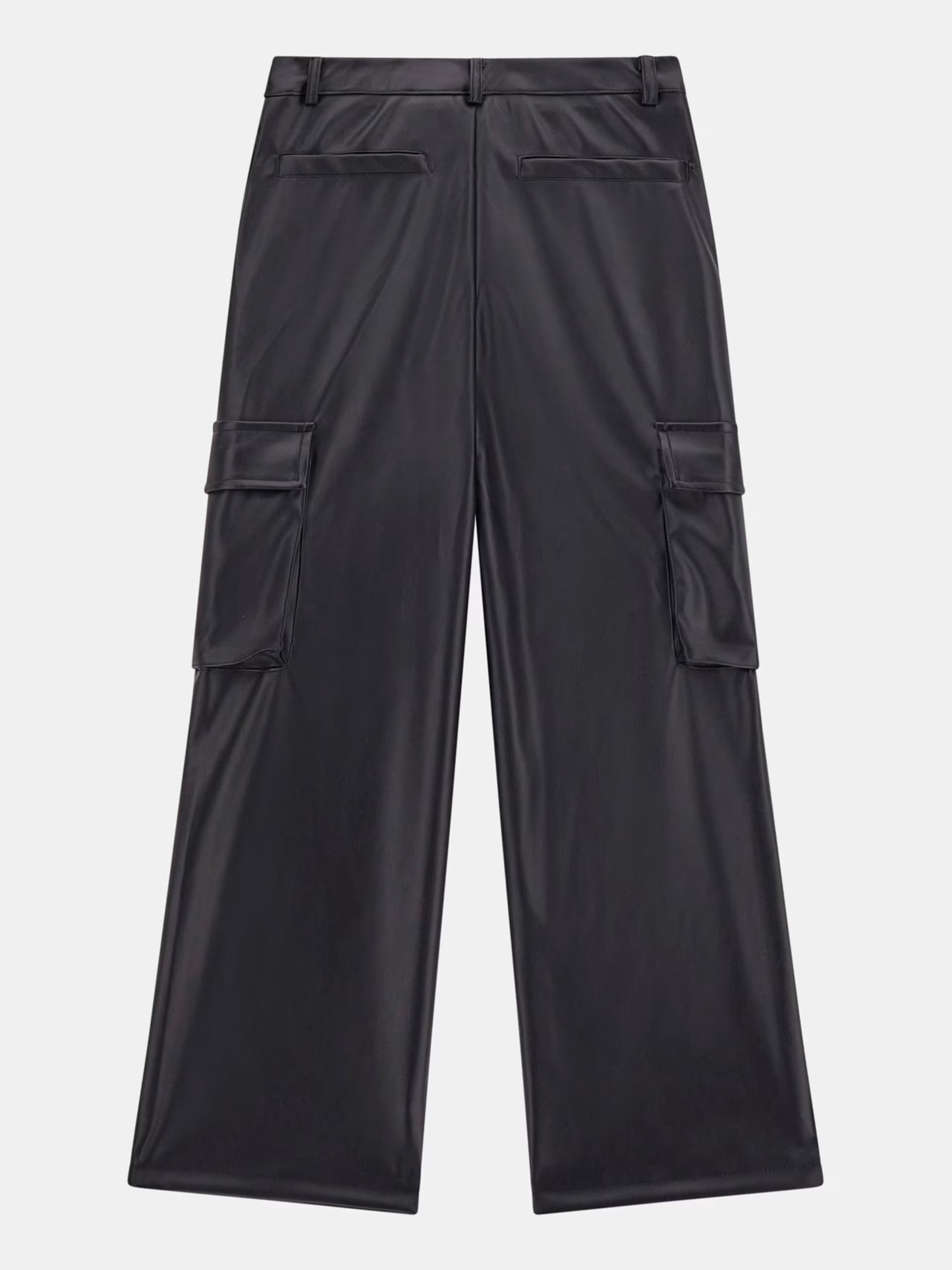 GUESS GIRL PU LEATHER CARGO PANTS