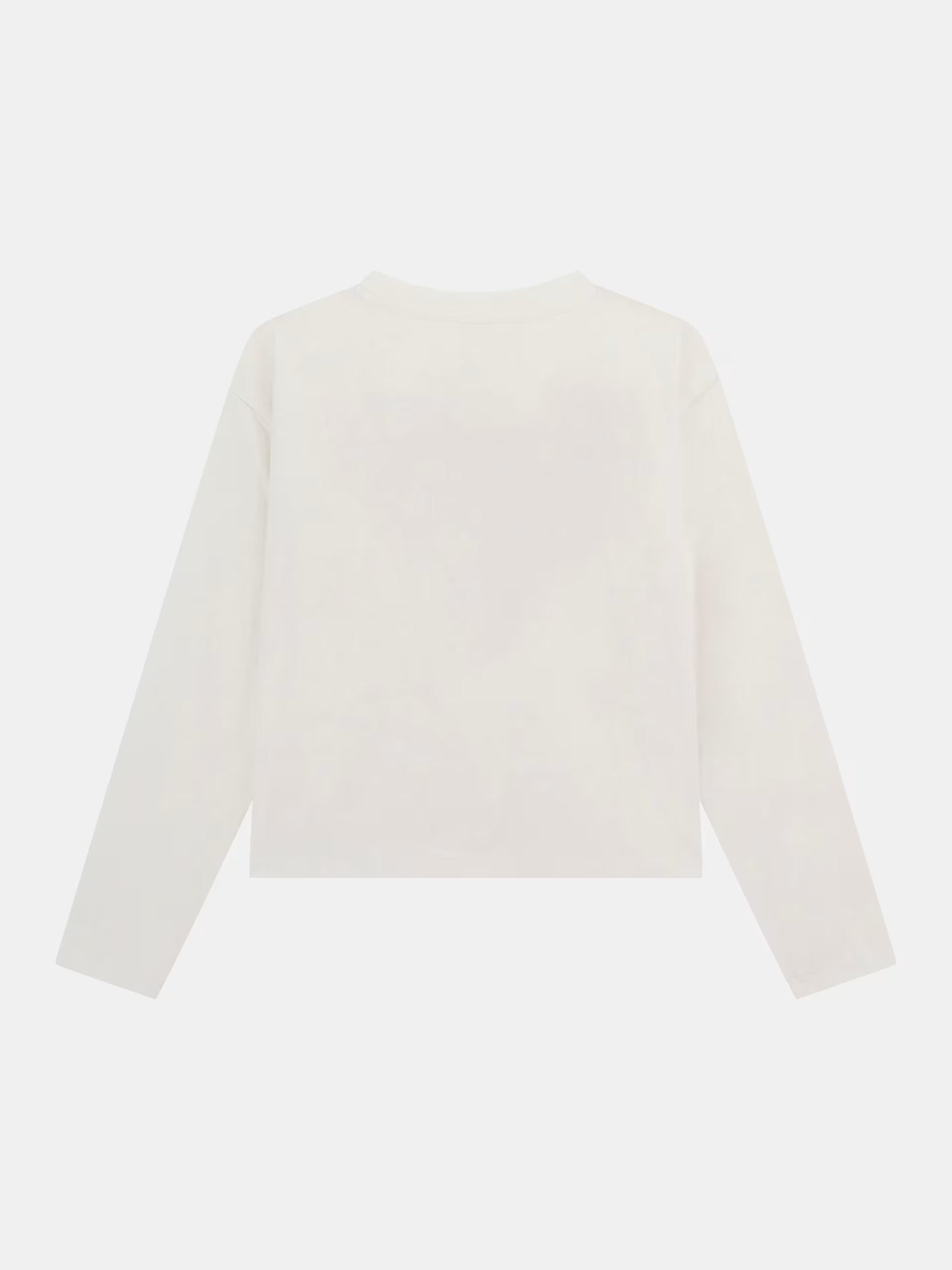 GUESS GIRLS LS TRIANGLE LOGO T SHIRT