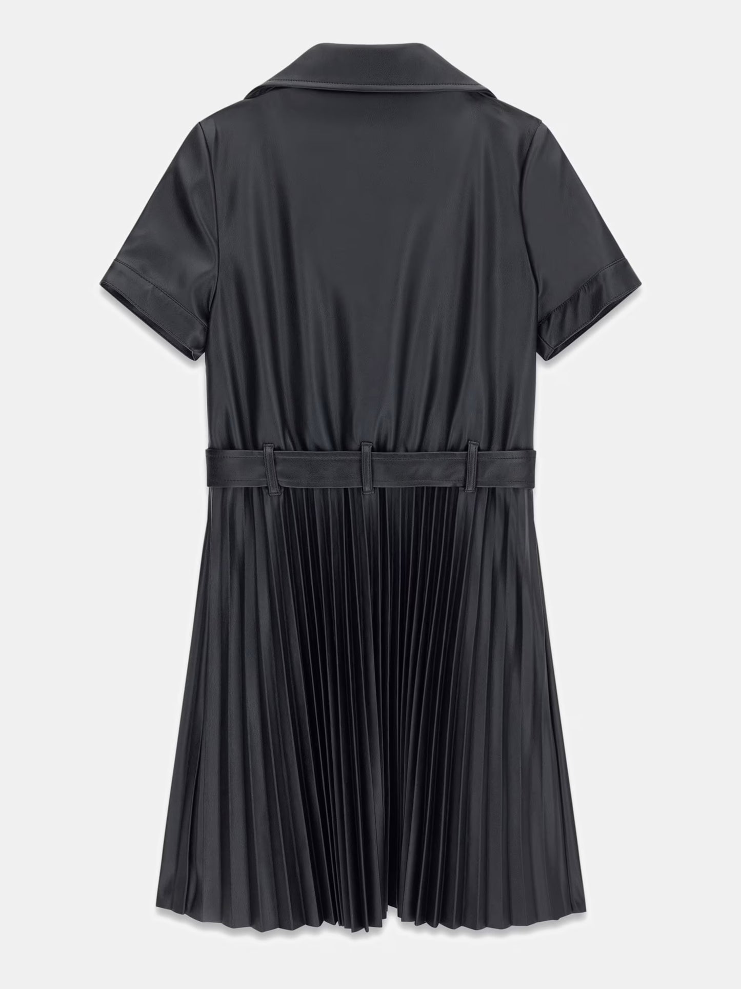 GUESS PU LEATHER PLEADS DRESS