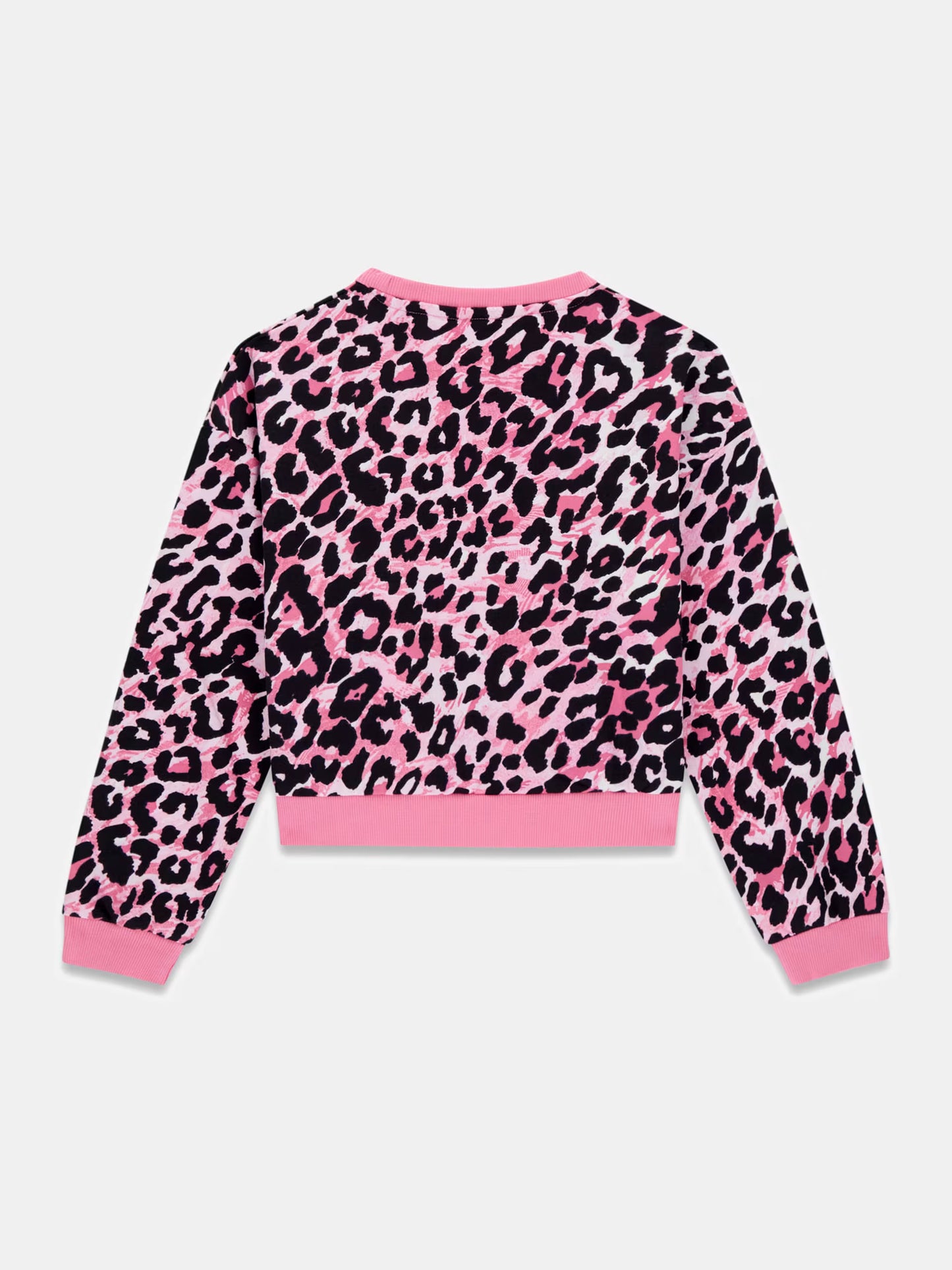 GUESS ALLOVER PRINT CROPPED PULLOVER