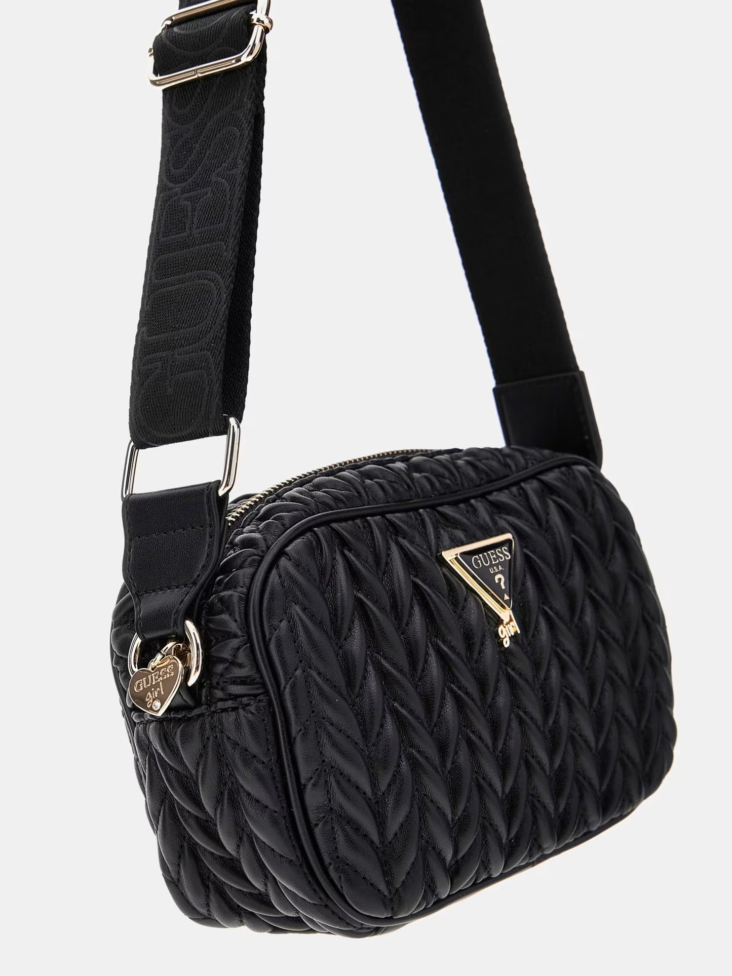 GUESS KIDS QUILTED CAMERA BAG