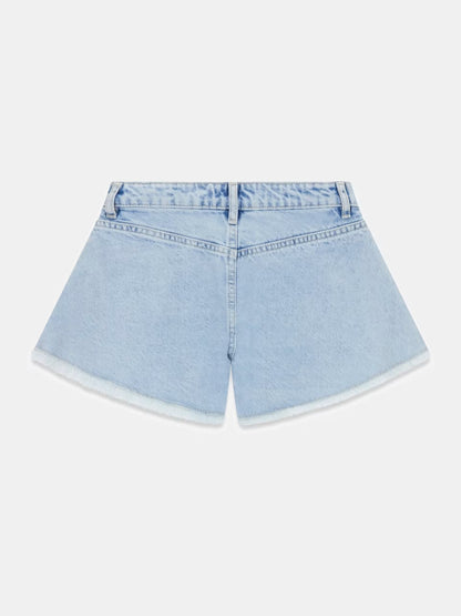 GUESS KIDSVRIGID DENIM SHORT WITH RHINESTONES