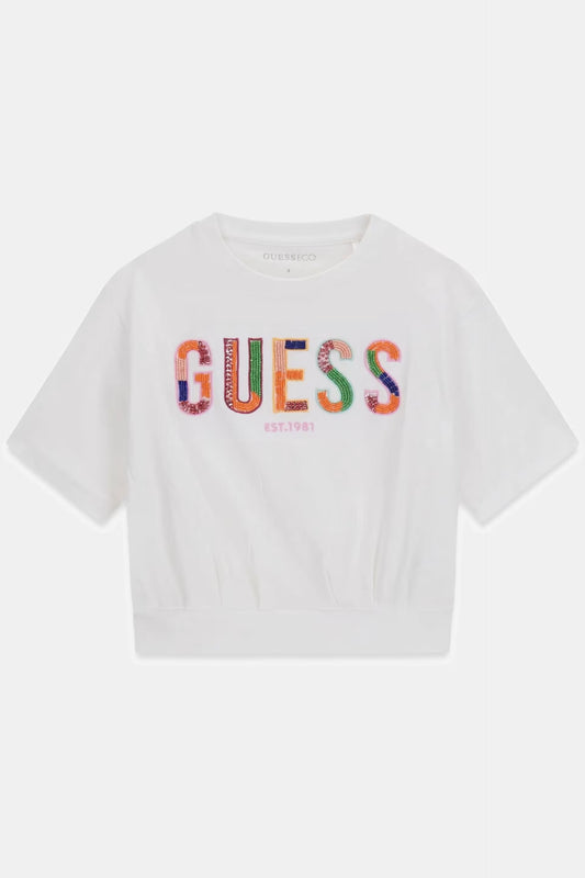 GUESS KIDS OVERSIZE BOXY T SHIRT