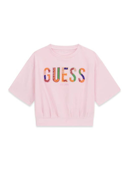 GUESS KIDS OVERSIZE BOXY T SHIRT