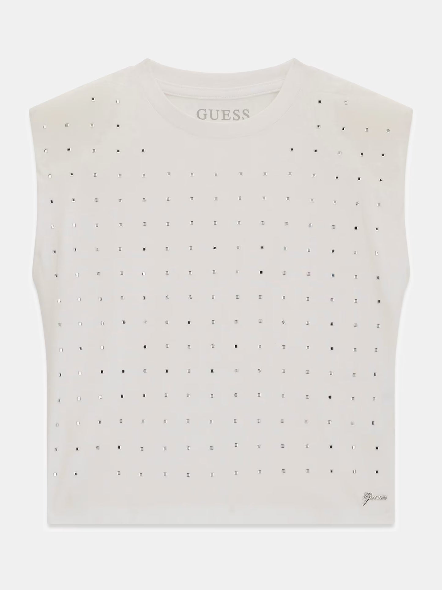 GUESS KIDS RHINESTONES OVERSIZE T SHIRT