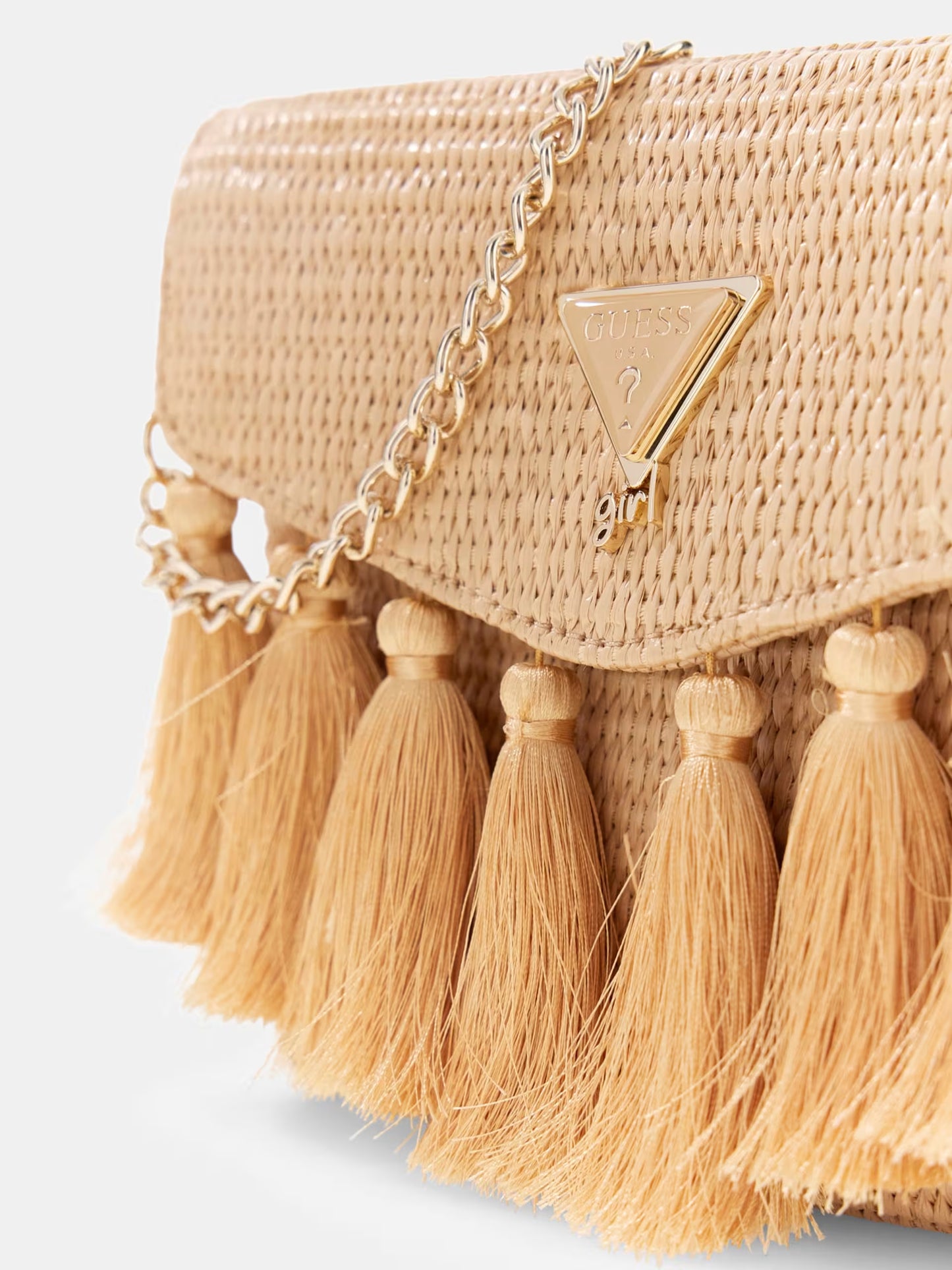 GUESS MINI RAFFIA BAG