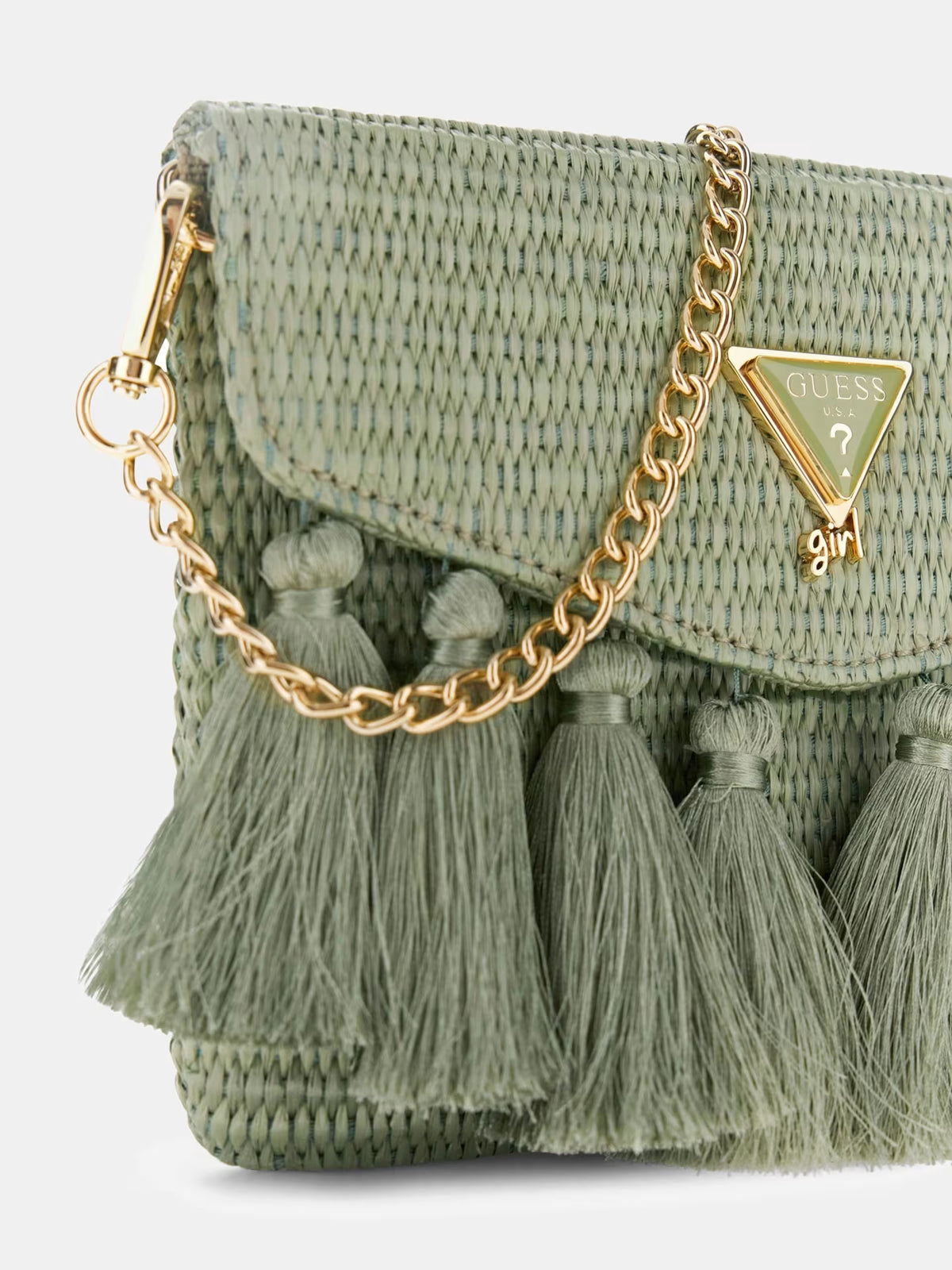 GUESS KIDS MINI RAFFIA BAG
