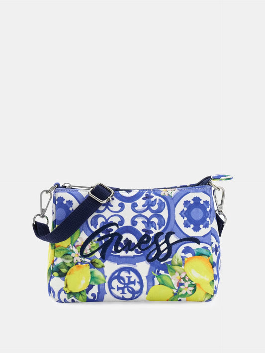 GUESS PRINTED POCHETTE BEACH BAG