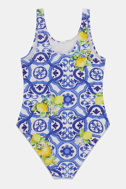 GUESS KIDS AMALFI COAST PRINT SWIMWEAR