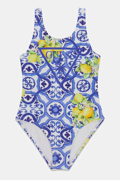 GUESS KIDS AMALFI COAST PRINT SWIMWEAR