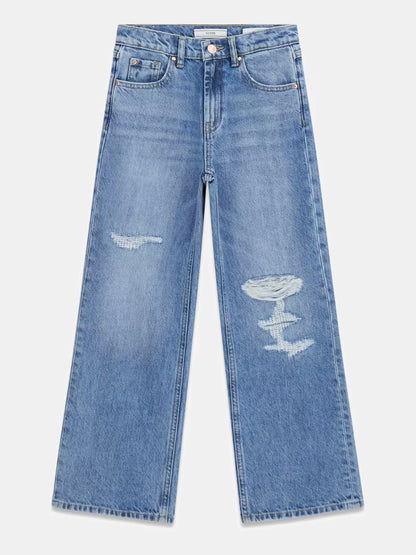 GUESS KIDS 90S FIT RIGID DENIM PANTS