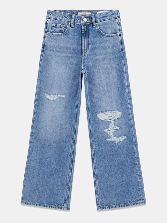 GUESS KIDS 90S FIT RIGID DENIM PANTS