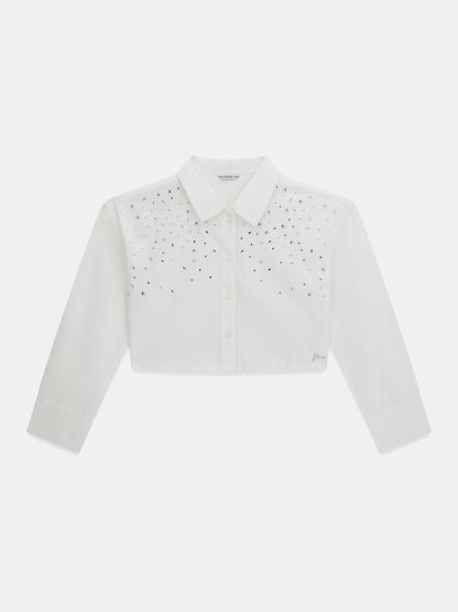 GUESS KIDS BOXY POPLIN SHIRT
