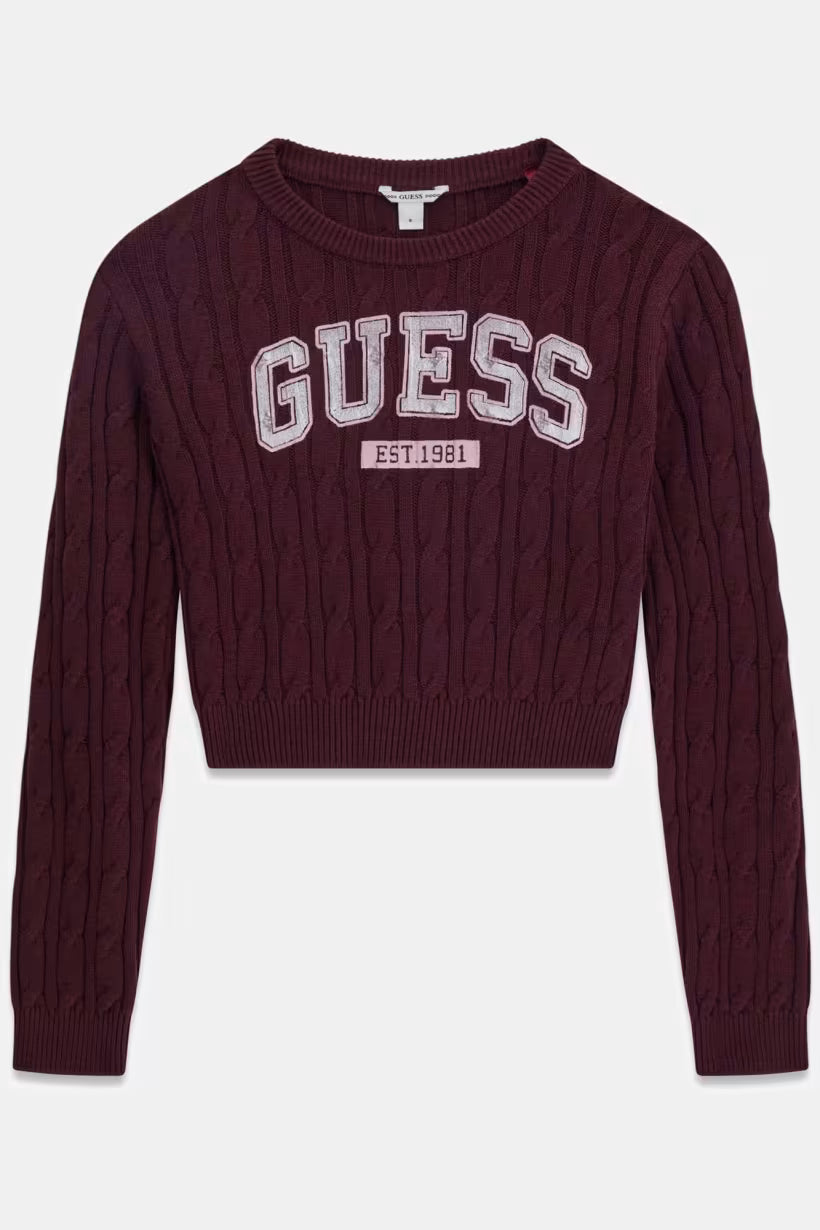 GUESS KIDS GIRLS KNITTED PULLOVER