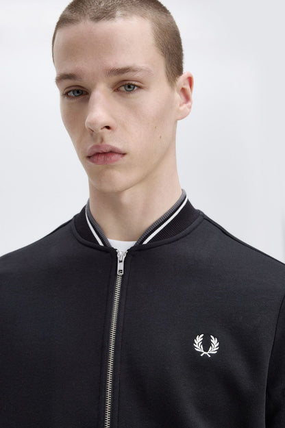 FRED PERRY ZIP THROUGH SWEATSHIRT