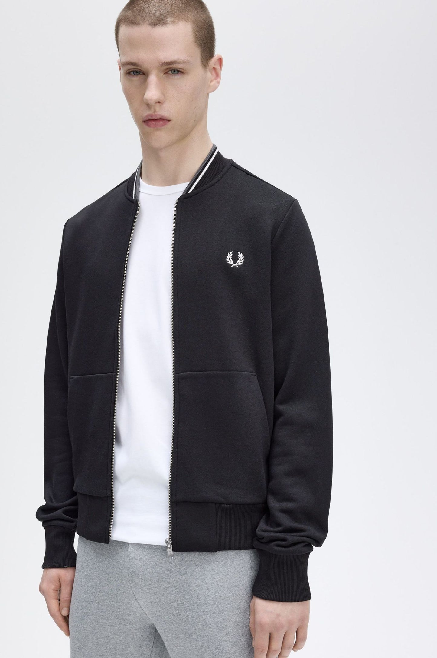 FRED PERRY ZIP THROUGH SWEATSHIRT