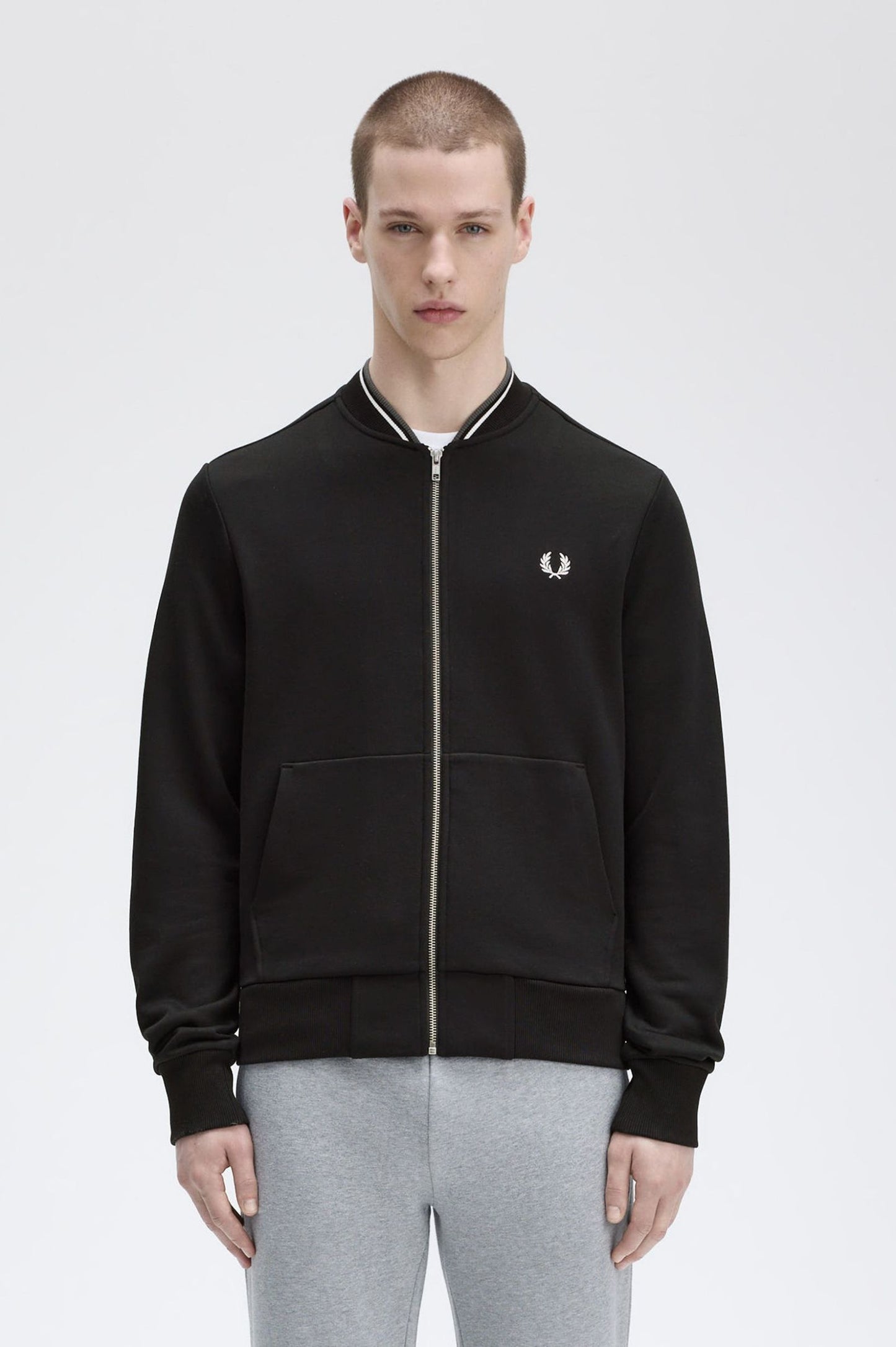 FRED PERRY ZIP THROUGH SWEATSHIRT