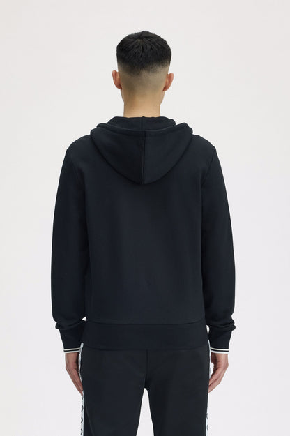 FRED PERRY HOODED ZIP THROUGH SWEATSHIRT