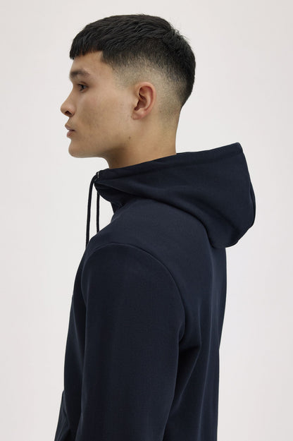 FRED PERRY HOODED ZIP THROUGH SWEATSHIRT