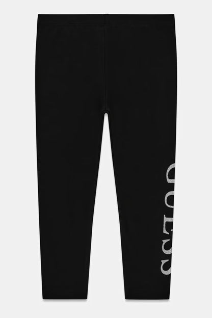 GUESS KIDS GLITTER LOGO LEGGINGS
