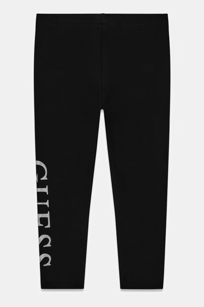 GUESS KIDS GLITTER LOGO LEGGINGS