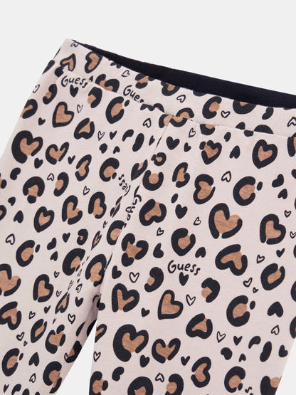 GUESS JEANS GIRLS REVERSIBLE LEGGINGS