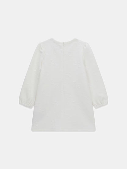 GUESS JEANS GIRLS JACQUARD LS A LINE DRESS