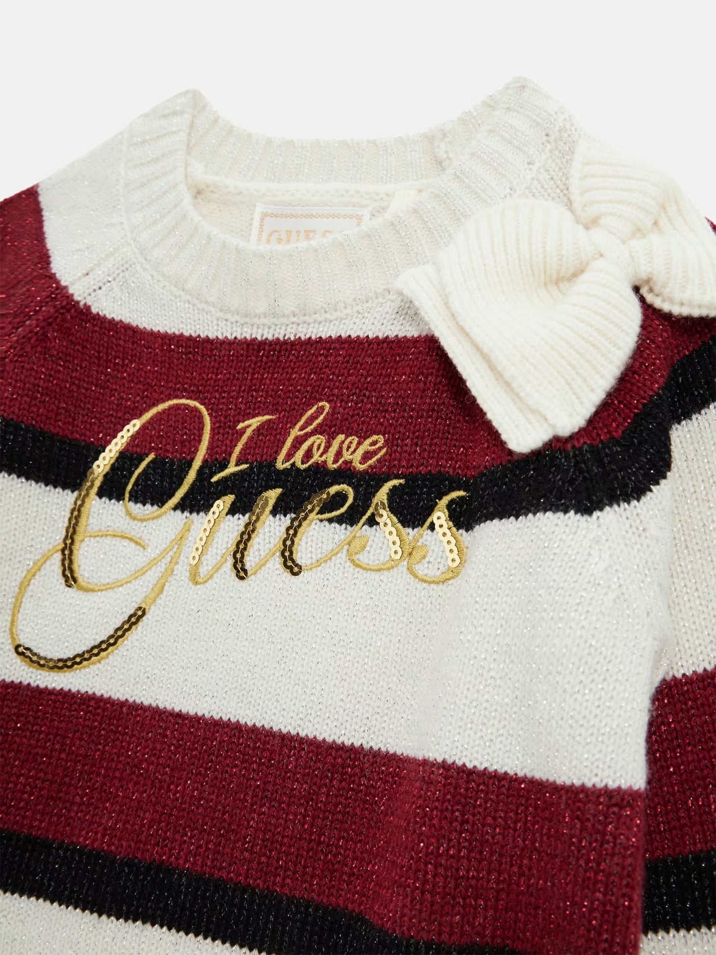 GUESS KIDS KNITTED SWEATER DRESS