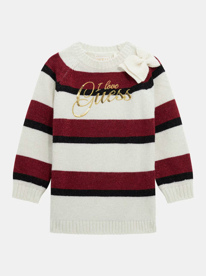 GUESS KIDS KNITTED SWEATER DRESS