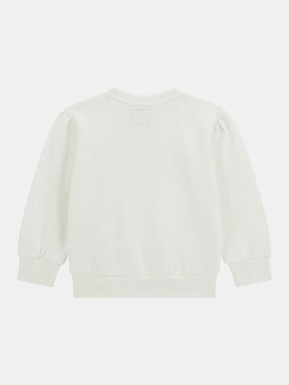 GUESS KIDS BEAR EMBROIDERY ACTIVE PULLOVER