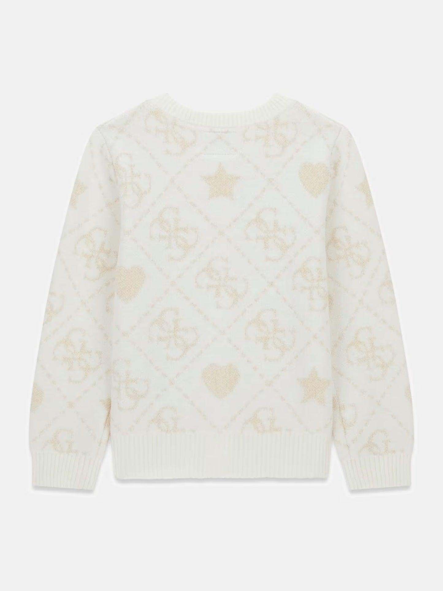 GUESS JEANS GIRLS LS LOGO CARDIGAN