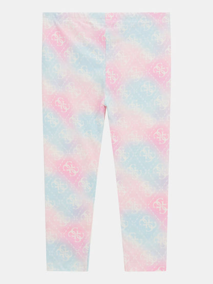 GUESS GIRL ALLOVER PRINTED LEGGINGS