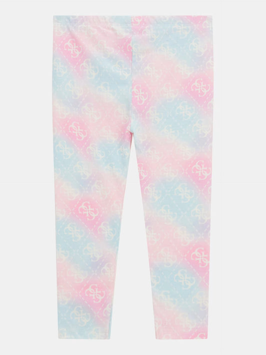 GUESS GIRL ALLOVER PRINTED LEGGINGS