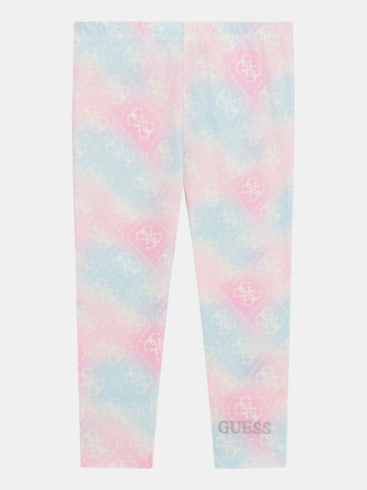 GUESS GIRL ALLOVER PRINTED LEGGINGS