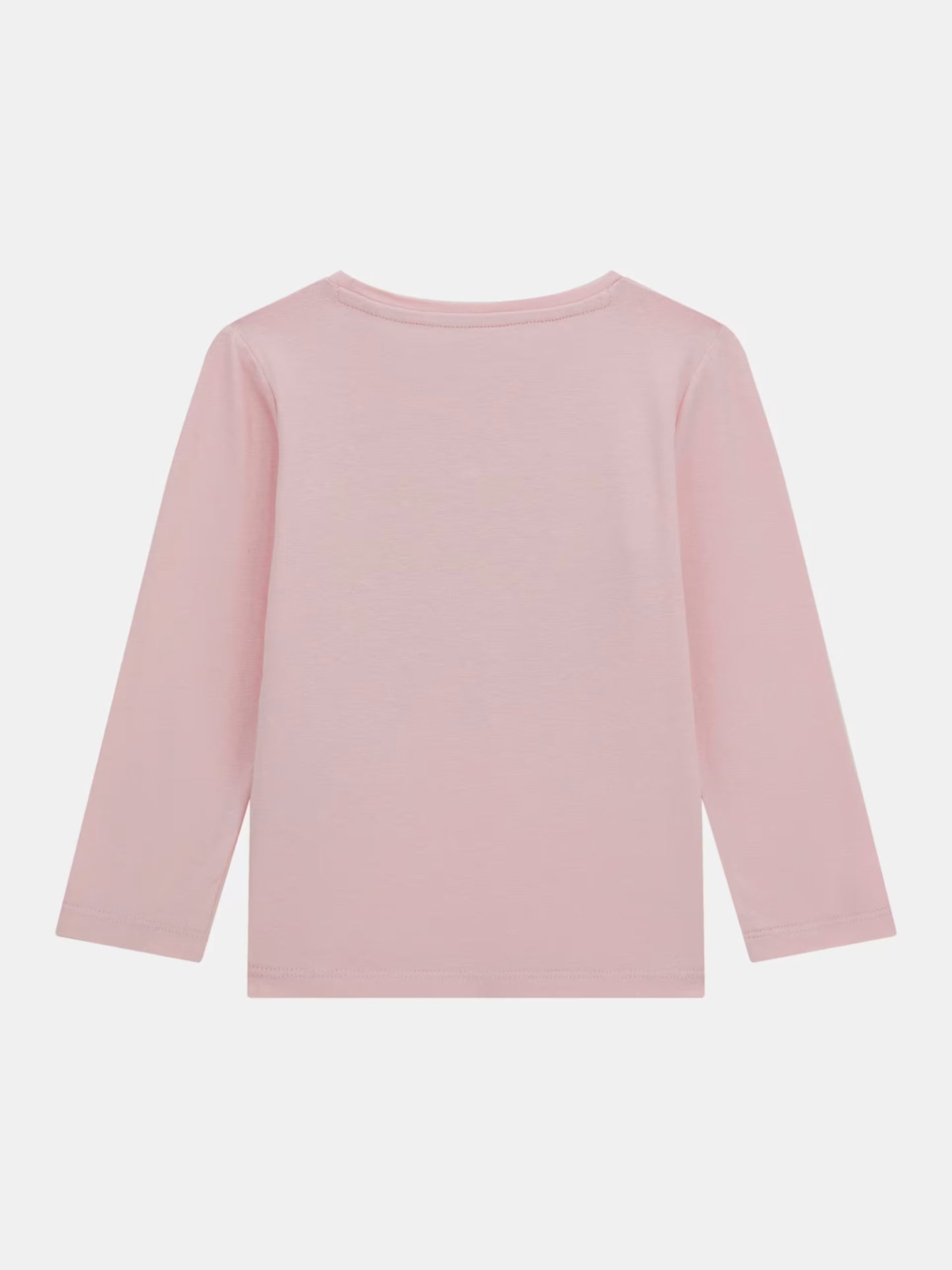 GUESS LS TRIANGLE LETTERS LOGO T SHIRT