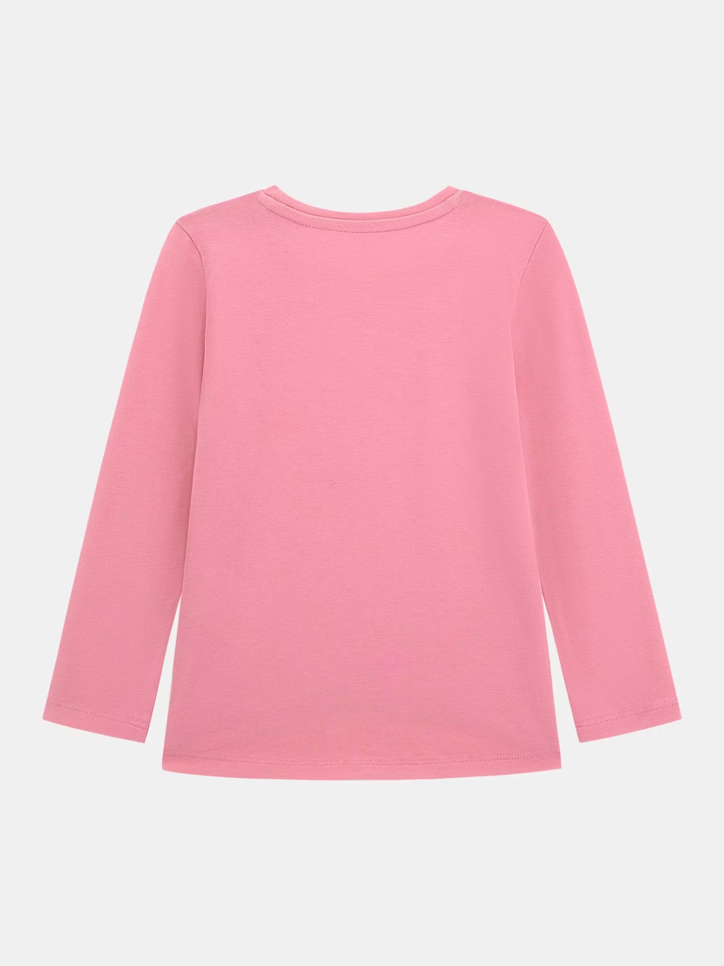 GUESS HIGH LOW LS TRIANGLE LOGO T SHIRT