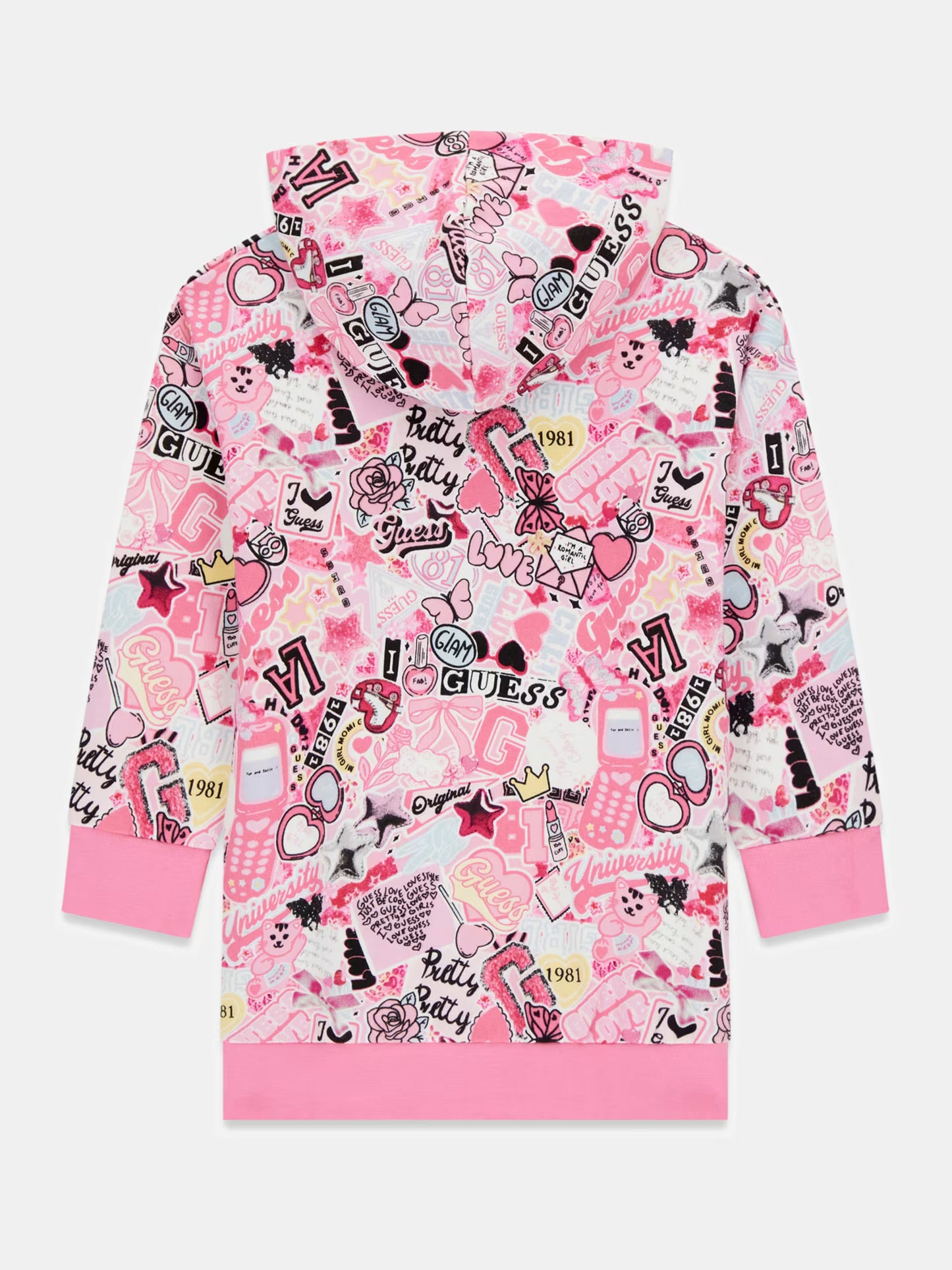 GUESS MULTIPATTERN TRIANGLE DRESS