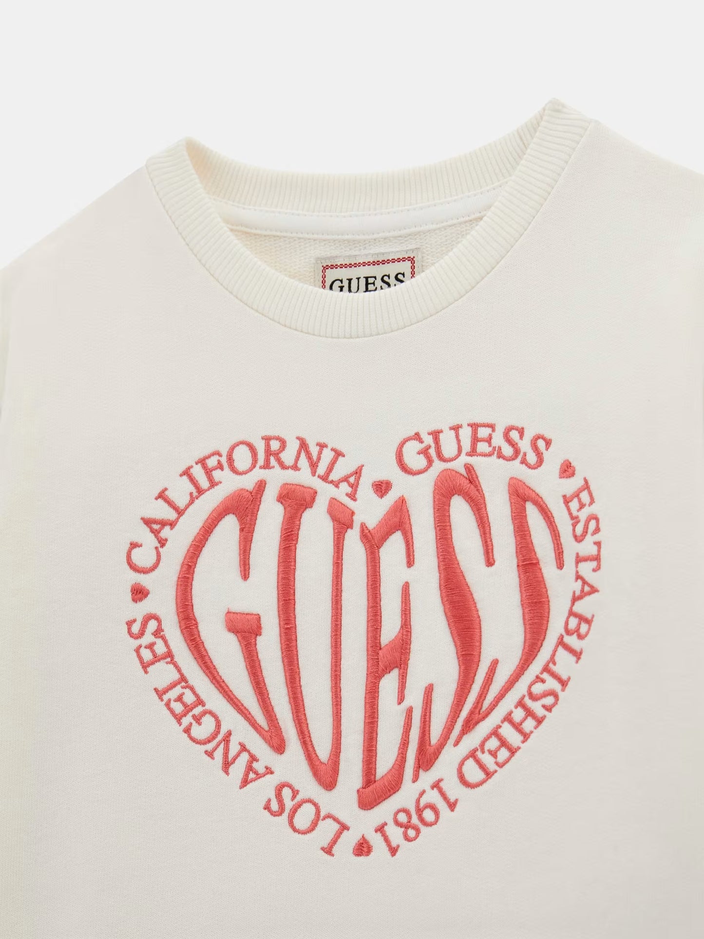 GUESS ACTIVE HEART EMBROIDERED DRESS